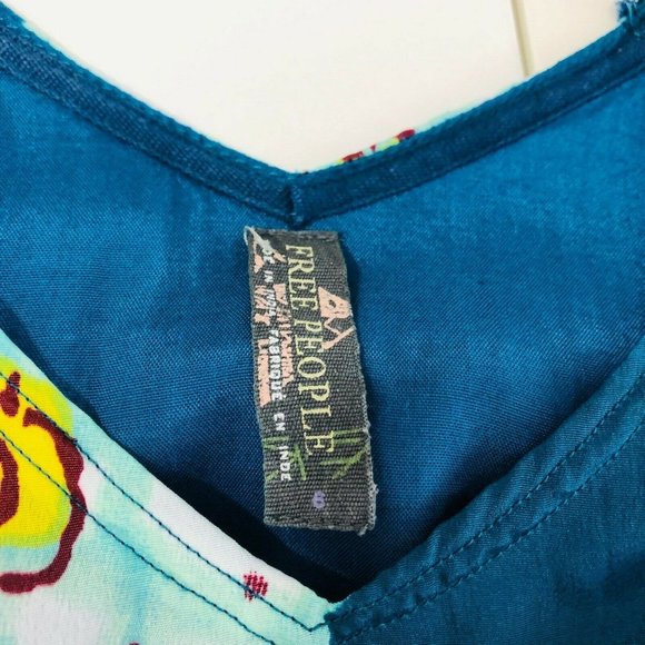 Free People Floral A Line Full Dress - Picture 5 of 8